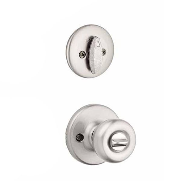 Tylo Keyed Entry Knob with Single Cylinder Deadbolt with Smartkey Technology / Satin Nickel